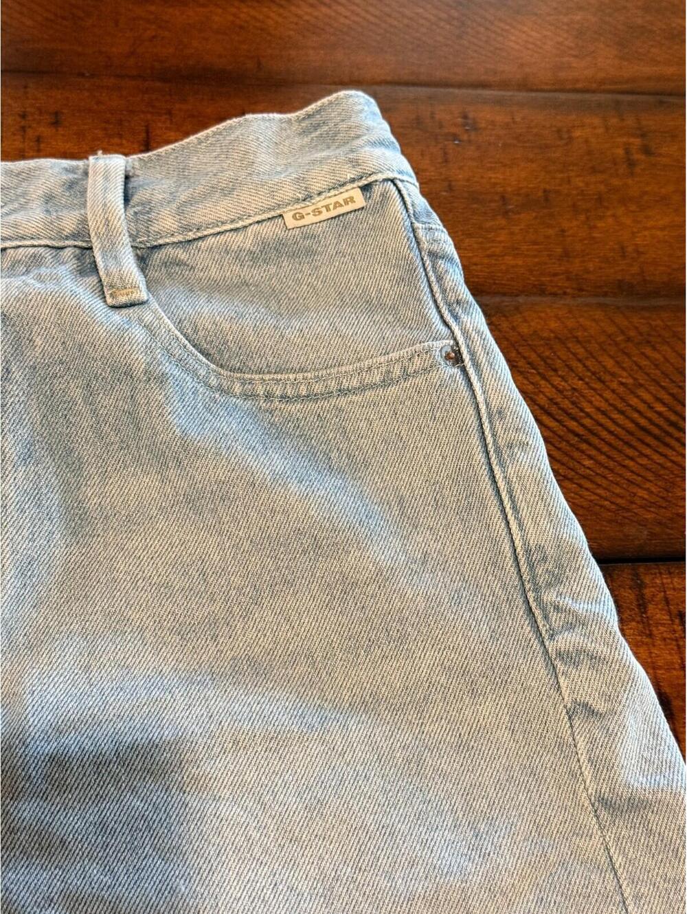 G Star Raw - Women's Type 89 Denim Short, Vintage Electric Blue, Size 24 - Picture 5 of 11